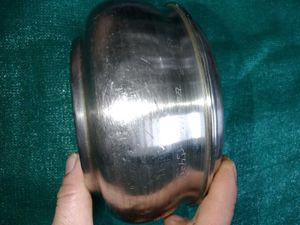 Vintage Engraved Metal Container