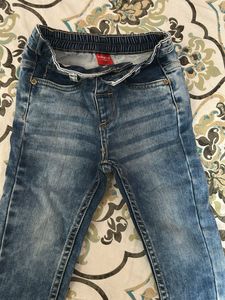 Kids Blue Denim Jeans with shirt