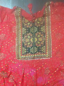 Beautiful Red Kurta Set with Dupatta