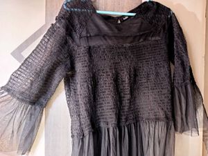 New Chic Black Midi Dress