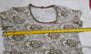 Esprit Women's Floral Scoop-Neck T-Shirt
