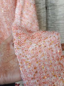 Peach Knit Sweater - Stylish &amp; Comfy
