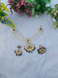 Indian Bridal Kundan Necklace Set