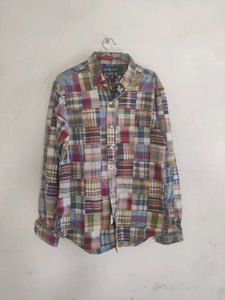 Ralph Lauren Patchwork Button-Down Shirt