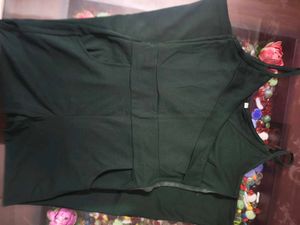 green long jumpsuit