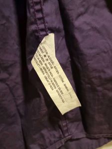zara man Purple Button-Up Shirt (S 38)