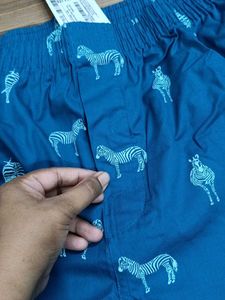 Fun Zebra Print Boxer Shorts XXL size