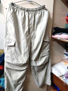 women's Beige Cargo Pants