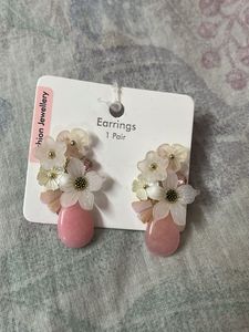 Cute Floral Drop Earrings