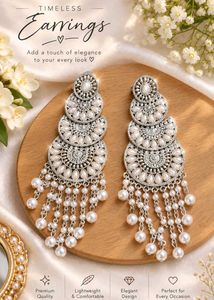 Elegant Pearl Drop Earrings