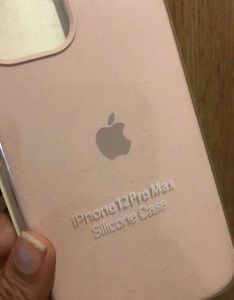 IPhone12ProMax Beige Colour Silicone Phone