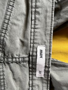 Max Khaki Light Green Ripped Jeans