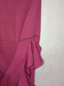 Stylish Women's Ruffled Sleeve Top