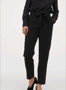 Chic High-Waisted Tapered Trousers
