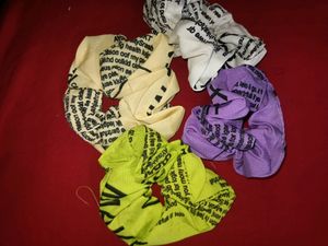 Printed Scrunchies
