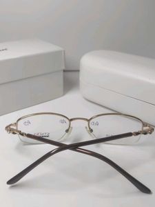 Stylish Gold-Rimmed Eyeglasses