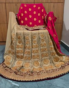Elegant Embroidered Lehenga saree