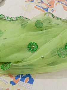 Classy 😍 and Beautiful 😍 Green 💚 Lahnga Skirt