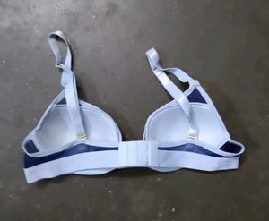Blue Padded Bra