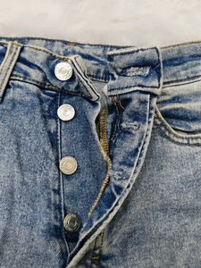 Vintage Wash Denim Jeans