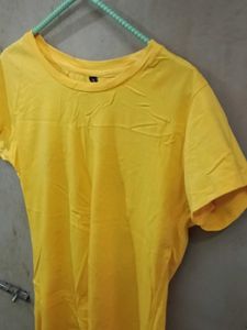 Sunny Yellow Basic T-Shirt