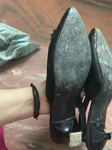 Black Embellished Mules ✨