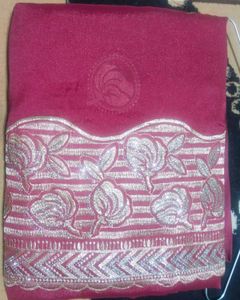 Elegant Embroidered Saree