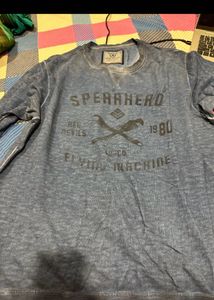 Flying Machine Grey Graphic Sweatshirt