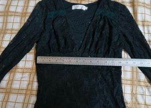 gothic emo Black Lace Top