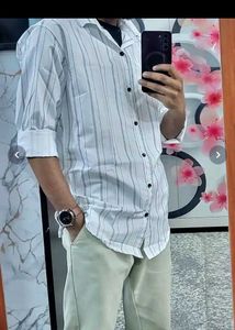 Men's Striped Casual Shirt size -S