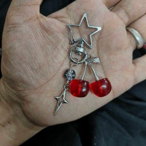 Cute Cherry Keychain