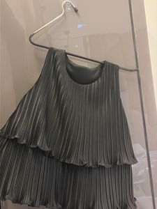 Pleated Tiered Sleeveless top