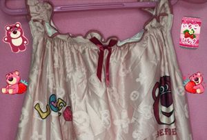 cute pink baby doll top
