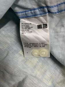 Light Blue uni qlo shirt