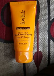 Foxtale Golden Hour Glow Sunscreen SPF 50