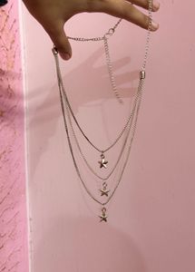 COMBO 😍Beaded Necklace and triple layer chain