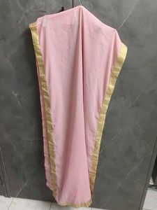 Elegant Pink Embroidered indo-western
