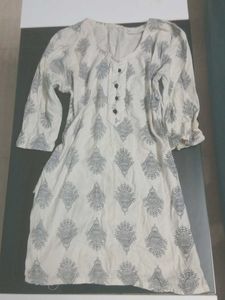 Chic Printed Cotton Kurta