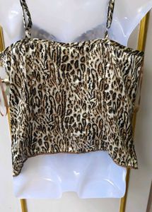 Leopard Print Camisole Top