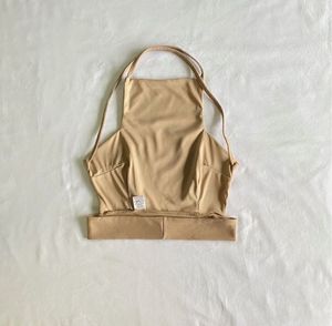Tan Halter Top