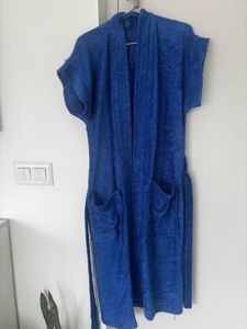 Couple Blue Bathrobes