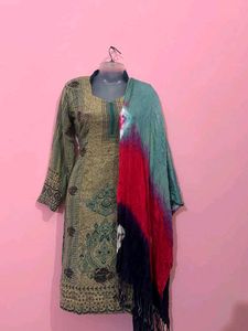 Stylish Printed Kurta Set with Dupatta