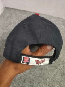 New Era Black Baseball Cap with T.C. Logo