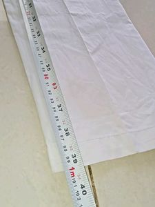 Classic White Cotton Pants