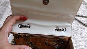 Chic Zebra Print Clutch Bag handbag