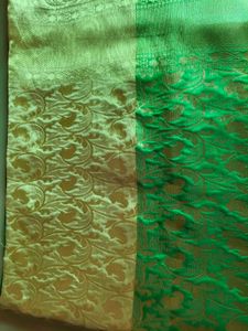 Elegant Gold Banarasi Saree