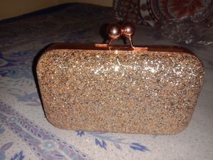 Shinny Golden Clutch