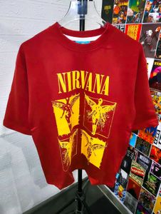 NIRVANA EDITION UNISEX PRINTED OVERSIZE TEE 🔥🔥