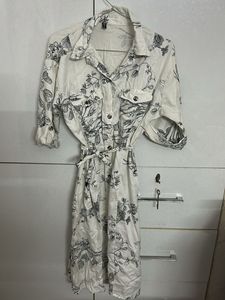 Chic Floral Print Midi Dress