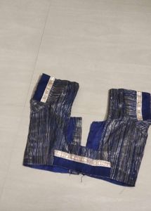 Stylish Blue Striped Blouse